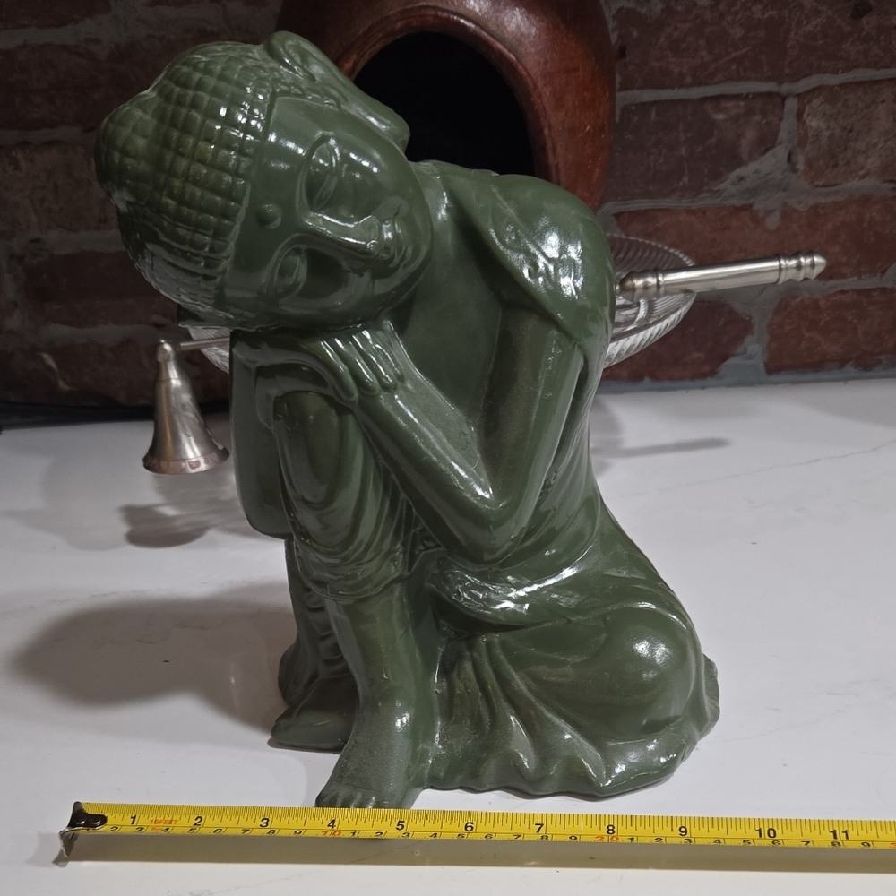 Source Unknown Tranquil Green Sculpture
